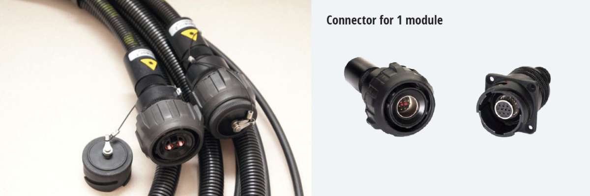 GM Modular Connectors for 1 Module by Gimota AG
