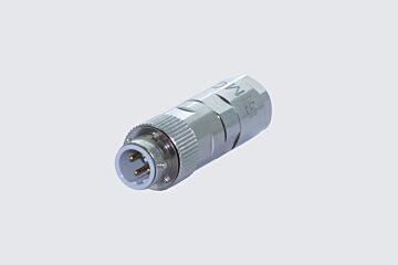 GTB12 Kabelstecker, gerade, D-Codiert